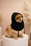 Dog Black Knitwear Knitted Balaclava Beanie Hat - 3