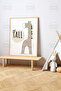 One Piece Raw Color Real Wood Framed Painting - Teknrsymdf-49 - 2
