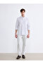 Regular Fit Striped Men's Linen Blend Shirt - 2