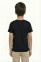 Printed Short Sleeve Boys' T-Shirt B8 - 4