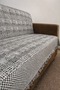 %100 Cotton Brown Sofa Cover – Protective Cover Covering the Seating and Back Area 180 X 220