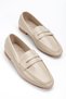 Women's Beige Patent Leather Classic Flat Sole Lightweight Orthopedic Ballerinas