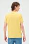 Men's Crew Neck Regular Fit T-shirt Yellow - 4
