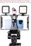 Smartphone Video Cage Rig, HuaerHui Handheld Phone Video Filmmaking Vlogging Stabilizer Grip Tripod - 4