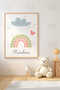 One Piece Raw Color Real Wood Framed Painting - Teknrsymdf-33