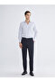 Esvab • Modern & Distinctive Slim Fit Long Sleeve Striped Men's Shirt - 2