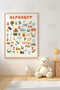 One Piece Raw Color Real Wood Framed Painting - Teknrsymdf-24