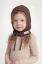 Children's Bitter Brown Knitwear Knitted Balaclava Beanie Hat - 4