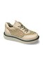 553137 Studded and Stoned Thick Sole Patent Leather Sports Shoes - 3