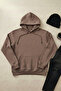 Rest in Peace - Unisex Hooded Kangaroo Pocket 3 Thread Puff (Fleece Inside) Sweatshirt - 2