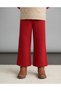 Cotton Hole Detailed Crew Neck Sweater and Knitwear Pants Top and Bottom Set - 3