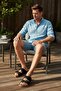 2236-Look Life Unisex Double Buckle Ultra Light Slippers Suitable for Pool, Beach and Daily Use - 6