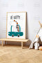 One Piece Raw Color Real Wood Framed Painting - Teknrsymdf-23 - 2