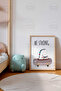 One Piece Raw Color Real Wood Framed Painting - Teknrsymdf-22 - 3