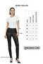 Konyak Women's Elastic Waist Pocketless Leggings Genuine Stretch Leather Trousers - 4