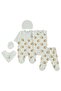 Baby Girl 6-Piece Bodysuit Sets - White