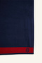 N7894Aznv31 Navy Blue Men's Cotton Beach Towel - 2