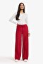 Wide Leg Double Pocket Standard Length Velvet Trousers G7879Ax26Sp