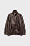 Oversize suni deri ceket - 6