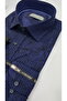 Striped and Floral Long Sleeve Men's Shirt - 3