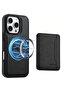 Magsafe Wallet Card Holder with Stand, Pu Leather, Magnetic, Compatible with All Phone Models - 4