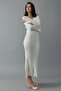 My Fashion V-Neck Textured Long Knit Dress - 4