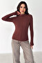 Women's Stitched Detailed Fit Blouse – White Line - 3