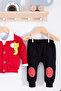 Graffe Giraffe Patterned 3 Piece Baby Boy Set - 3