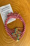 10-Piece Gold Elephant, Blue Bead Martenica Lucky Bracelet