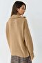My Fashion Zippered Collar Oversized Knitwear Sweater - 3