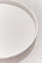 Solid porcelain bread plate white - 3