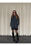 Anthracite Lace Short Knit Dress - 251008 - 3