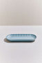 Soft ceramic service plate light blue - 4