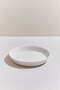 Solid White Porcelain Pit Plate - 6