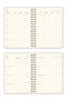 A5 Spiral Linen Hard Cover Timeless Planner Agenda |   Weekly and Monthly Planning – Cream - 8