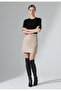 Mini Leather Skirt with Belt - 4