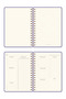 A5 Spiral Linen Hard Cover Timeless Planner Agenda |   Weekly and Monthly Planning – Lila - 7
