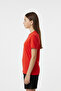100% Cotton Premium T-Shirt with Bicycle Collar for Kids with Turkish Flag - 2