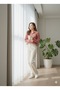 Women's Hair Knitted 3 Button Polo Collar Knitwear Thick Sweater Soft - 3
