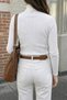 Slim Fit Turtleneck Fisherman Women's Sweater – Winter, Comfortable, and Modern - 4
