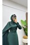 Cape Hijab Evening Dress - 4