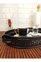 Metal Black Tray with Lace Motif (27X38 cm) - 4