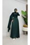 Cape Hijab Evening Dress