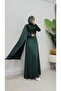 Cape Hijab Evening Dress - 2