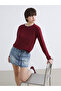 Rmz Gi̇yi̇m Farkiyla Zero Roba Collar Women's Knitwear Sweater