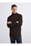 Fisherman Roba Collar Long Sleeve Men's Knitwear Sweater from Uzg Store for Style Enthusiasts