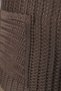 Knitwear Plus Size Women's Steel Mesh Openwork Seasonal Spring Mother Mercerized Brown Vest - 6