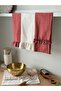 Natural X Rosa Linen 3-Piece Oven Cloth / Drying Cloths - 3