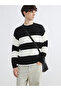 Esvab • Modern & Distinctive Zero Roba Collar Striped Men's Knitwear Sweater