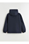 Lcw Kids Navy Blue Water Repellent Hooded Boy's Coat - 4